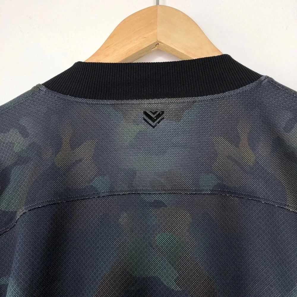 WITH Wear it to Heart Reversible Lightweight Camouflage‎ Bomber Jacket Size S
